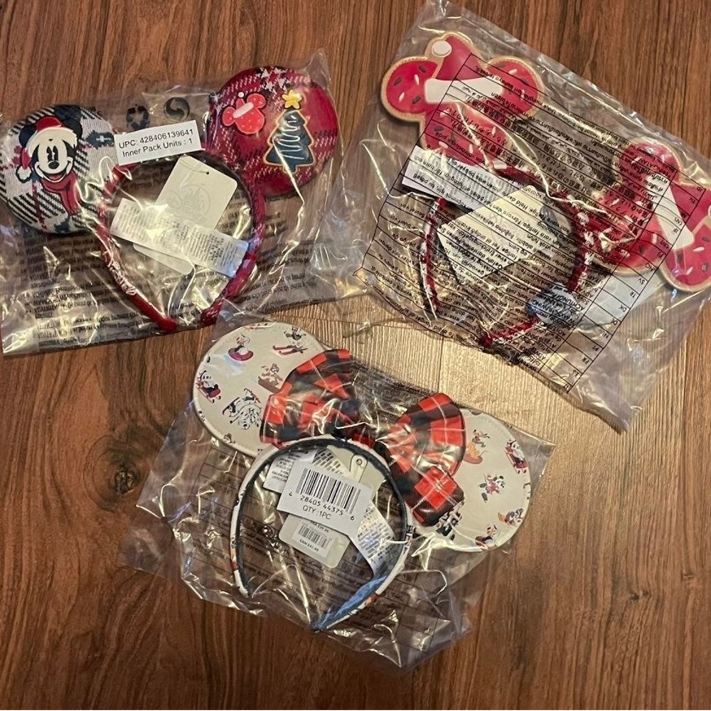 Disney 2021 Christmas Ears -Set of 3